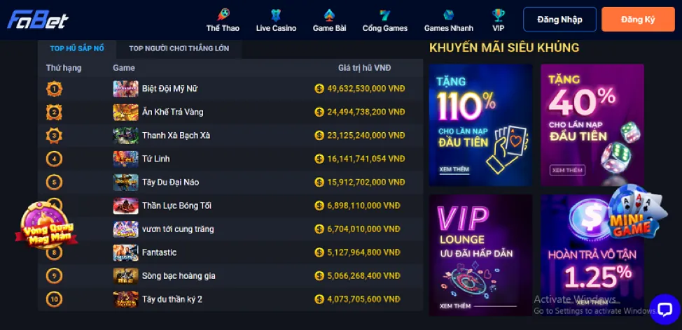Bước 2 Nạp tiền 76win